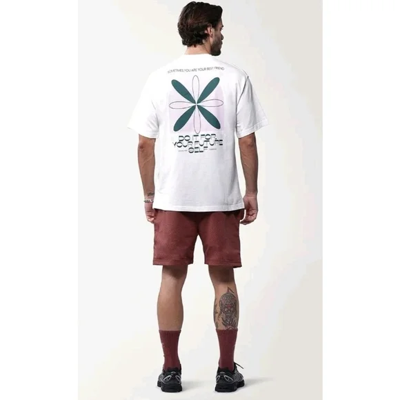 Active After Coffee Do It For Your Future Self T Shirt Size L NWT Funky Floral - Picture 2 of 7